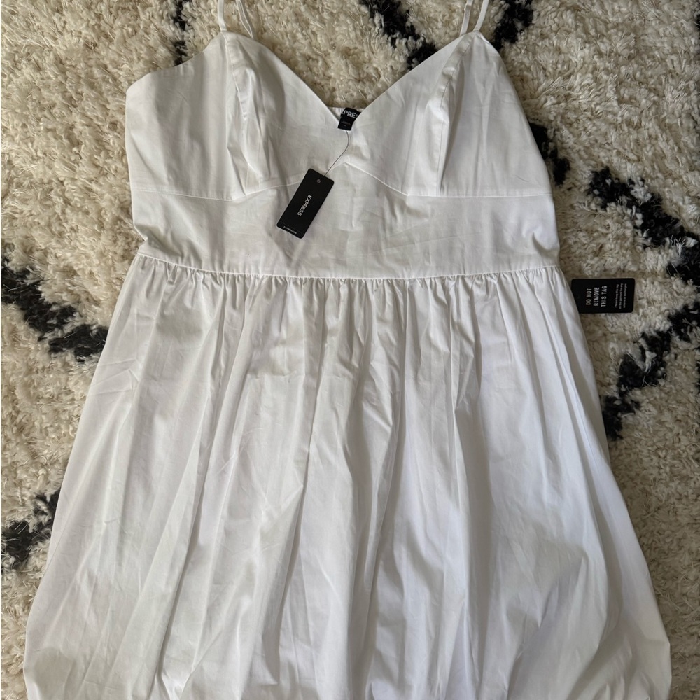 Brand New Express Spaghetti Strap Bubble Dress Size XL NWT
